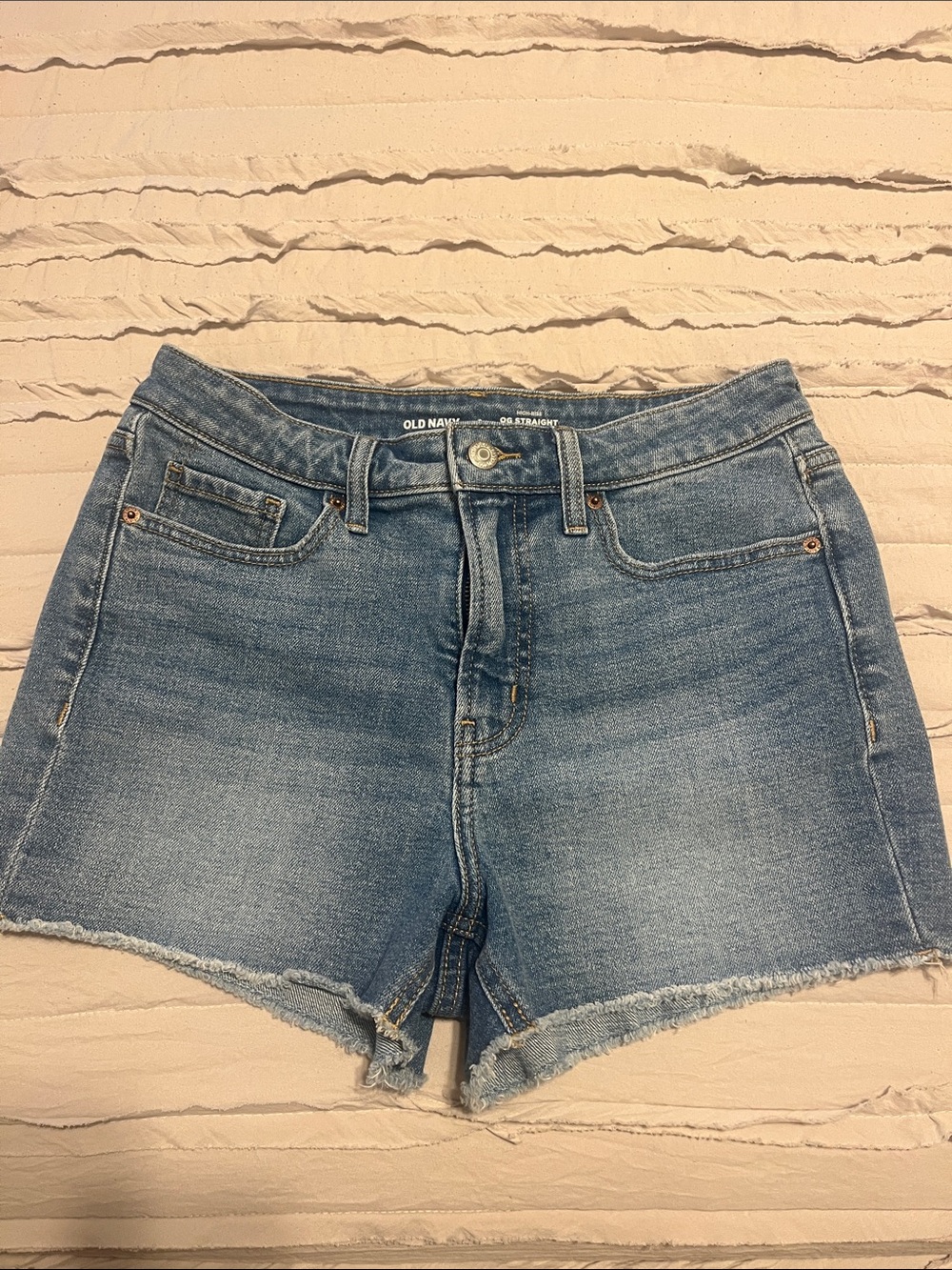 Old Navy Light Blue Denim Cutoff Shorts